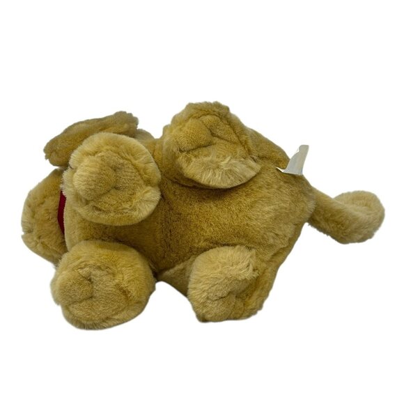 MAIN JOY LIMITED Puppy Dog Golden Retriever 9" Plush Red Collar - Picture 6 of 7